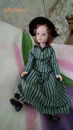 коллекционная фарфоровая кукла